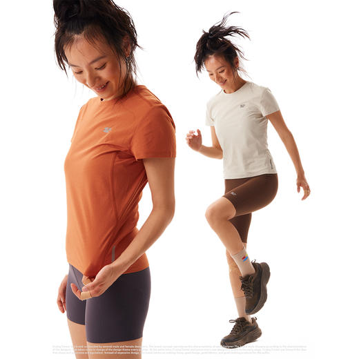 CryingCenter 防晒吸湿速干收腰短袖羽毛球tee 哭喊中心 商品图0