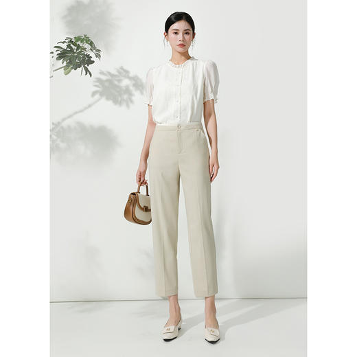 女裤春夏季韩版莫代尔面料烟管裤    AC-5T7211 商品图6