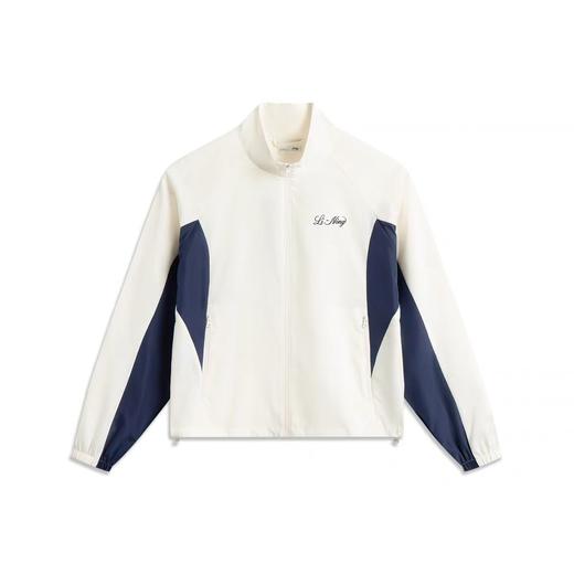 李宁风衣女2025新款运动生活系列开衫长袖外套秋季休闲梭织运动服 商品图1