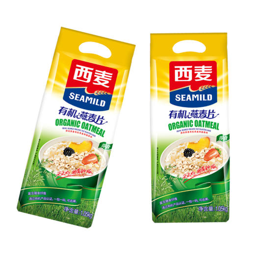 有机燕麦片1.05kg易拉封口包装即食国际有机认证高蛋白早餐免煮 商品图0
