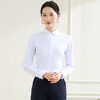 【棉混纺 多色可选】罗蒙春秋棉质长袖衬衫女士商务正装职业通勤上班面试衬衣女上衣 商品缩略图7