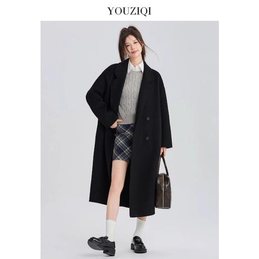 【YW】无忧购“”韩系双面经典四粒扣中长款大衣8802 4扣（截单后3-5天发货） 商品图0