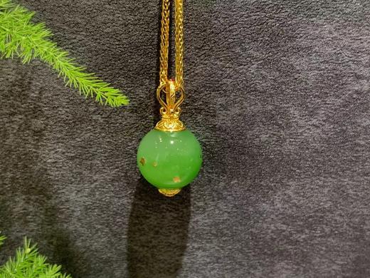 【御珠宫坊】金镶碧玉珠 商品图0