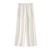 「K」洛诗琳35655夏季新款亚麻松紧腰蕾丝拼接休闲阔腿裤10369 商品缩略图2
