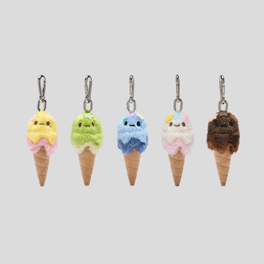 GOODBAI GOODEES彩色星星冰淇淋毛绒钥匙扣 商品图0