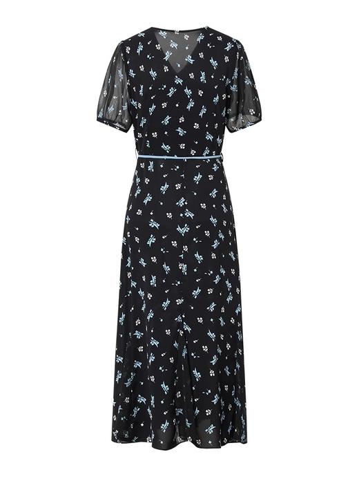 全新升级【铂金会员247/天猫329/差价82】(11523)洛诗琳2025新款夏季裙子高级感时尚气质小众法式碎花连衣裙 商品图4