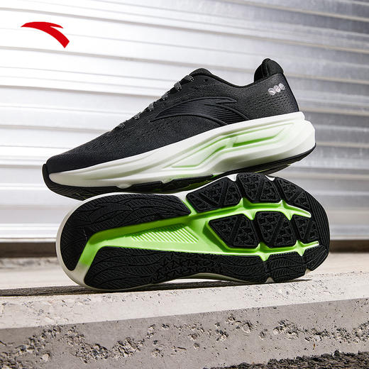 【399任选2件】安踏创跑鞋6代丨缓震回弹跑步鞋男中距离慢跑透气运动鞋112535555 商品图7