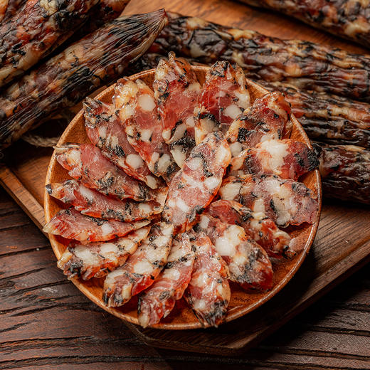 金字梅干菜土香肠260g纯猪肉干菜肉肠腊肠农家传统浙江特产腊味 商品图8