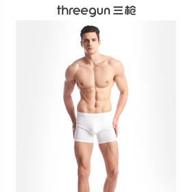 Threegun三枪 丝柔长绒棉男平脚裤-50449B021