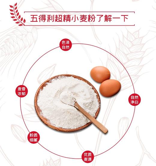五得利面粉15.8元1袋2.5kg，明天到 商品图3