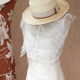 【预售7天】良木礼真丝无袖上衣（0989）