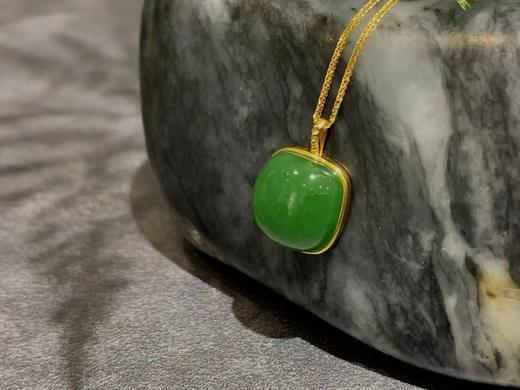 【御珠宫坊】金镶碧玉吊坠 商品图4