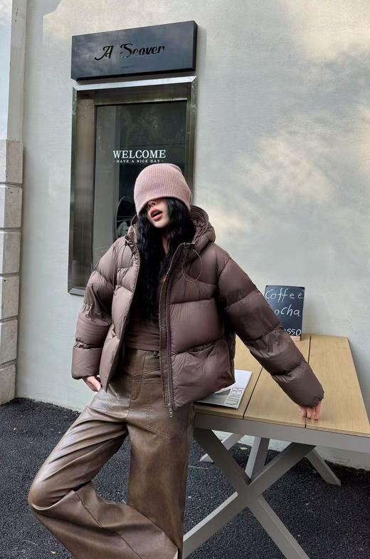 【YW】无忧购“”韩系慵懒小个子泡芙肯豆凤羽绒服外套24106（截单后3-5天发货) 商品图4