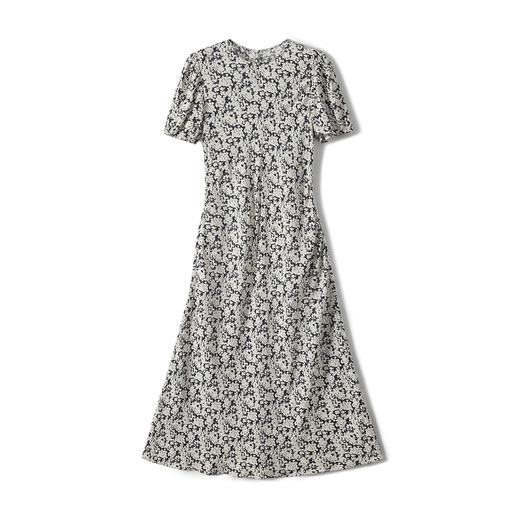 法式温柔鱼尾裙轻盈天丝薄感亲肤中长款连衣裙 商品图8