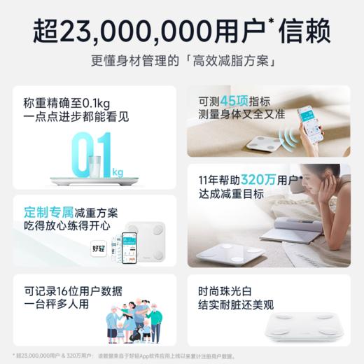【好轻官方】云麦智能体脂秤 mini 3S 电池款 商品图4