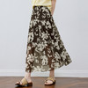 【严选】诗凡黎A字剪影碎花半身裙2025夏新款松紧腰复古气质轻盈飘逸长裙7G6240351 商品缩略图0
