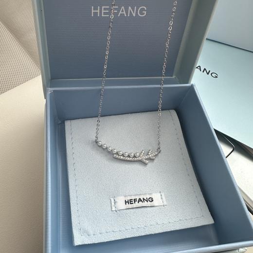 F605何方HEFANG贝珠雪枝”简约	项链 商品图4