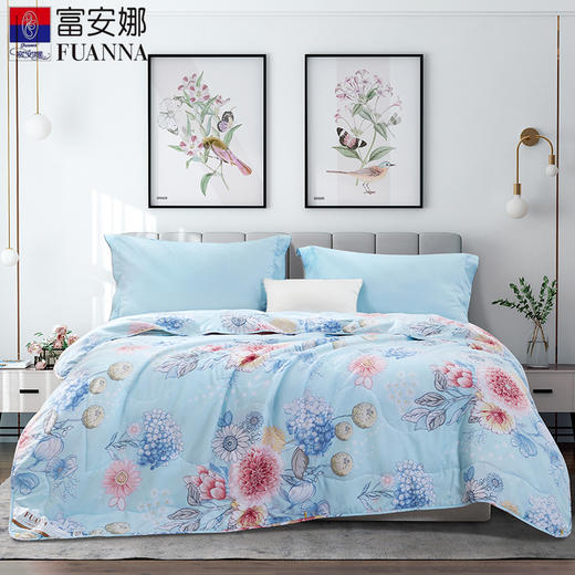 富安娜七孔抗菌印花夏被-流光若梦152×210cm 商品图0