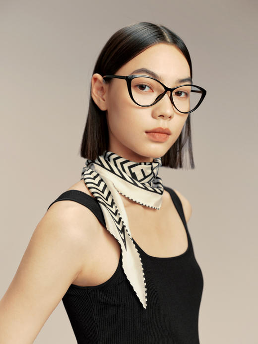 【商场同款】伊芙丽桑蚕丝百搭围巾1F45W0041 商品图0