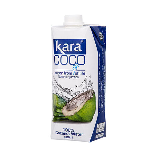 Kara椰子水 | 330ml/500ml/1L 电解质饮料 印度尼西亚进口 自有生态椰林 无菌利乐包装 商品图1