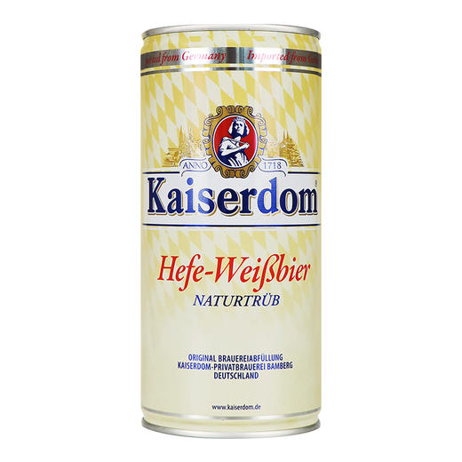 德国凯撒白啤酒1L 商品图0