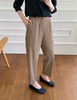小禾夏季桑蚕丝混纺微锥西装裤061107 商品缩略图1