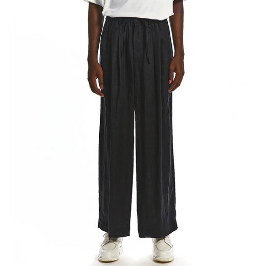 Markaware TRIPLE PLEATED TROUSERS 爱尔兰高级亚麻宽松阔腿裤 商品图0