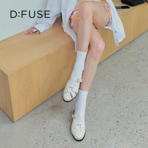 Dfuse迪芙斯2025夏季新款穆勒拖镂空包头罗马凉拖DFD2110105 商品图5