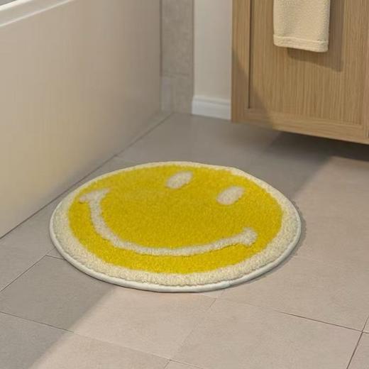 Smiley home 网球笑脸地垫超软卫生间浴室吸水速干脚垫【该商品不支持用券】 商品图9