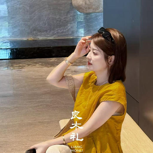 【现货】良木礼亚麻无袖上衣（3070） 商品图4