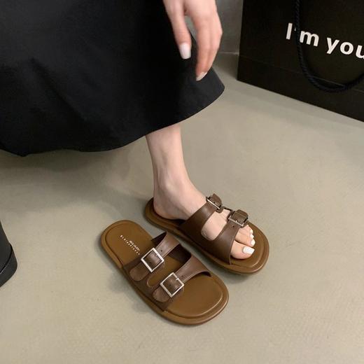 【19.9抢❗️夏季平底拖鞋】修脚显瘦，简约时尚舒适，防滑鞋底，耐脏易洗，柔软舒脚，新款淑女休闲凉拖鞋粉丝专属L 商品图6