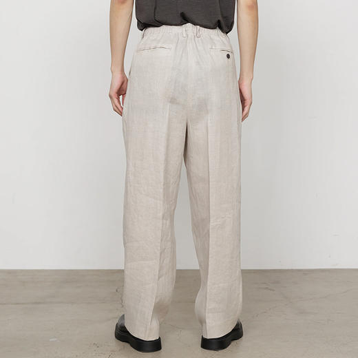 Markaware CLASSIC FIT TWO TUCK 汉麻吸湿透气抗菌宽松长裤 商品图2