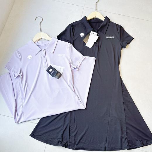 点此购买 迪桑特夏季DUALIS都市通勤女士冰丝凉感POLO领连衣裙 ggd 321111 商品图9
