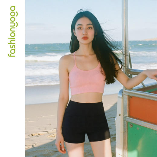 FC13501高腰骑行瑜伽短裤 商品图11