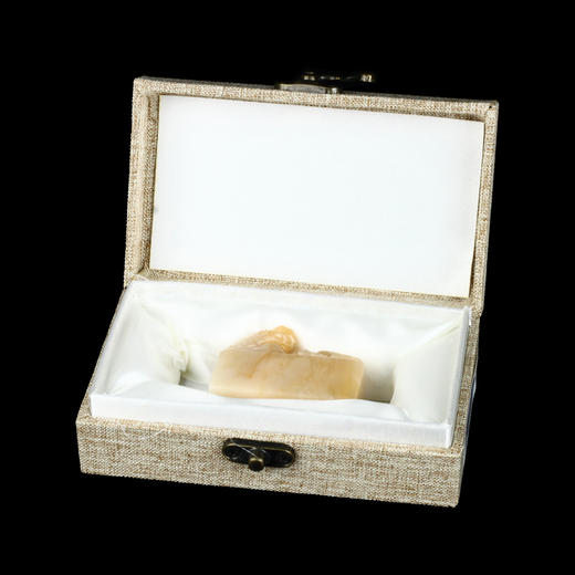 孤品016918：老挝石北部兽钮扁章-4.7*2.3*3.8cm 商品图5