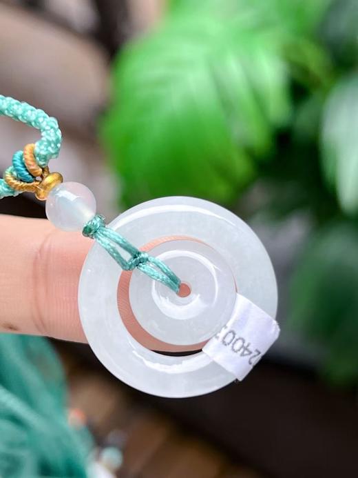 【直播大场福利】高冰翡翠子母扣吊坠 平安顺遂 心心相印 含证书 商品图6