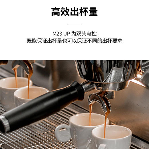 LaCimbali/金巴利 M23UP 半自动咖啡机 （红/白/黑）（M27RE升级款） 商品图1