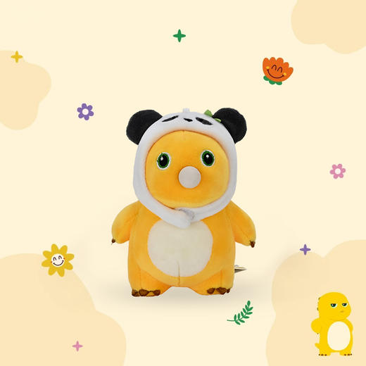 正版吐泡泡奶龙毛绒钥匙扣卡通可爱情侣包包挂件公仔小玩偶抓机用 商品图2