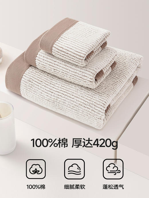 三利5A抗菌浴巾新款全棉大人纯棉男款女速干高级家用吸水夏季洗澡大裹巾 商品图2