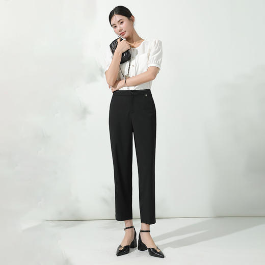 女裤春夏季韩版莫代尔面料烟管裤    AC-5T7211 商品图5