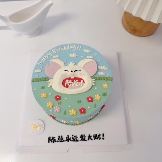 多款式~妈宝喵/猫卡通手绘蛋糕-低糖处理无添加 商品图5
