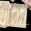 【冰丝带胸垫吊带套装】睡衣女夏季睡裙 吊带短裤新款性感家居服  商品缩略图7