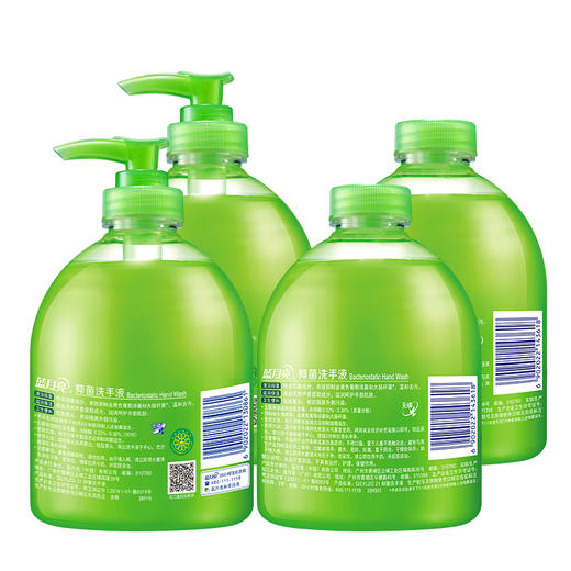 蓝月亮 抑菌洗手液500g*2+抑菌洗手液瓶补500g*2 商品图1