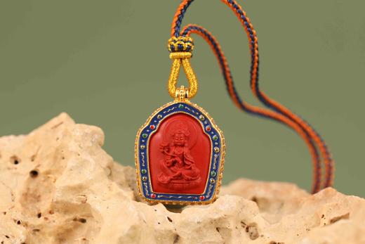 朱砂珐琅彩生肖吊坠 商品图4