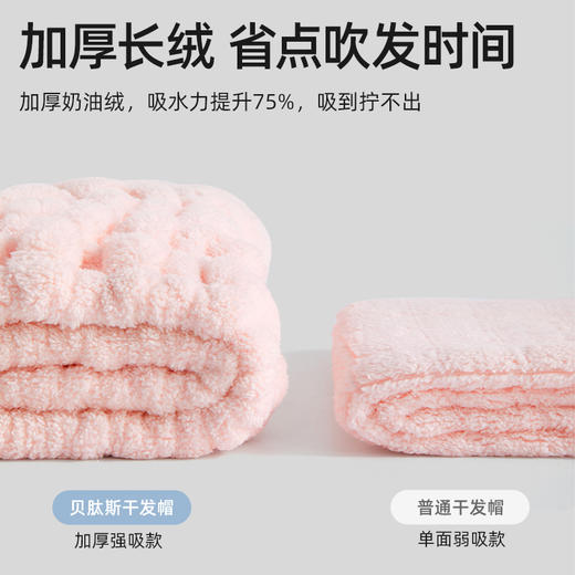 【贝肽斯】儿童干发帽女超强吸水速干宝宝干发巾浴帽亲子包头毛巾成人 商品图2