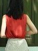 TYNVIE 圆领真丝背心-铁锈红 商品缩略图3