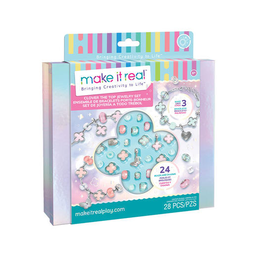 make it real美益睿 四叶草手链DIY玩具套装MIRC1734 商品图0