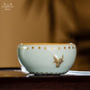 问鼎汝瓷牛首战鼓杯（描金）（缺货） 虎首战鼓杯（描金） 商品缩略图4