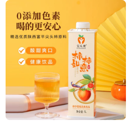 柿子葛根风味饮品1L