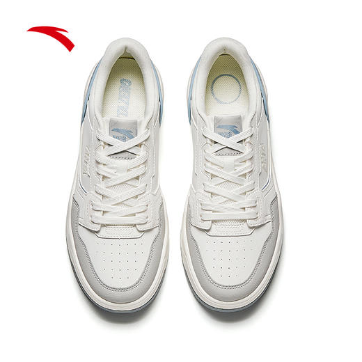 安踏C37板鞋丨软底舒适板鞋女休闲简约小白鞋滑板运动鞋122538022 商品图2